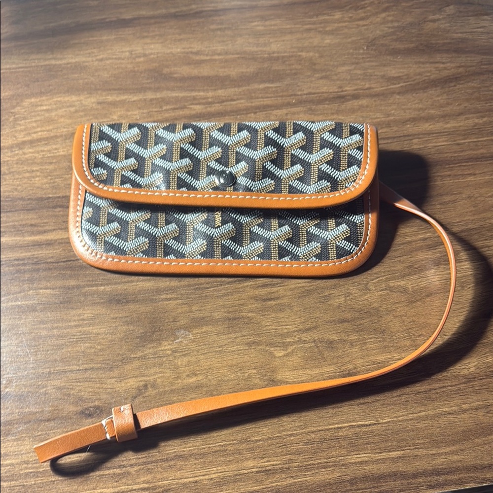 Goyard Tan and Black Wallet
